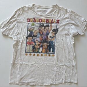 Dragon Ball Z White Graphic Tee XL
